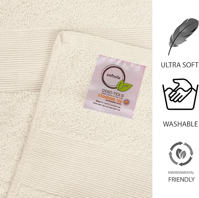 Softolle 100% Cotton Luxury Bath Sheets - Image 3