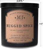 Manly Indulgence Rugged Spice Scented Candles - Image 4