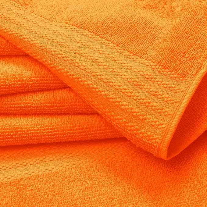 GLAMBURG Premium Cotton 4 Pack Bath Towel Set - Image 2