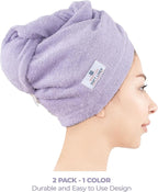 American Soft Linen 100% Cotton Hair Towels - Image 2