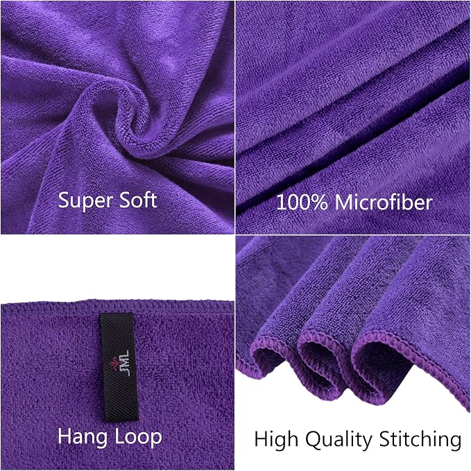 JML Microfiber Bath Towels, 2 Pack, Large Microfiber Towel - Image 5