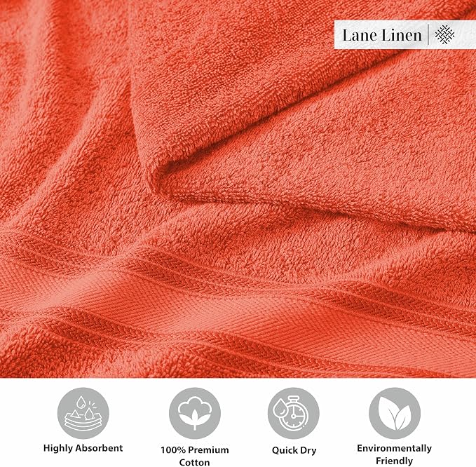 LANE LINEN 100% Cotton Zero Twist, Bath Towels - Image 6