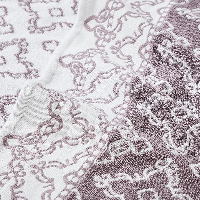 Modern Threads Charlize 6-Piece 100% Cotton Towel Set–Reversible Yarn Dyed - Image 3