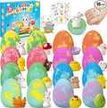 Bath Bombs for Kids with Surprise Inside, 16 Pack Easter Kid Bath Bombs Gift Set by JOFEI