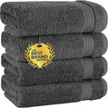 Cotton Paradise Hand Towels for Bathroom, 100% Cotton Turkish 4 Piece Hand by UNITEDHOMETEXTILE