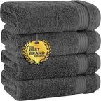 Cotton Paradise Hand Towels for Bathroom, 100% Cotton Turkish 4 Piece Hand by UNITEDHOMETEXTILE