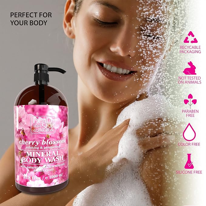 Dead Sea Collection Cherry Body Wash - Image 4