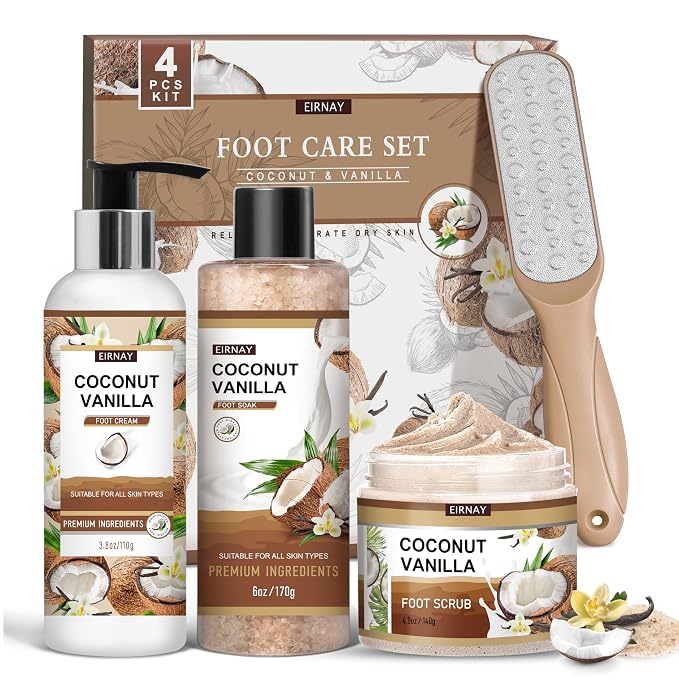 Coconut & Vanilla Foot Soak Set by Unknown