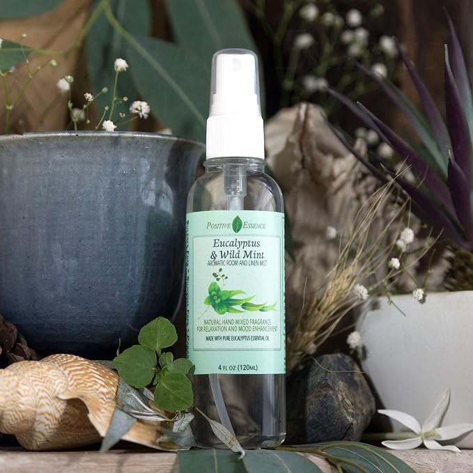 Eucalyptus & Wild Mint Room and Linen Spray, Natural Aromatic Mist Made - Image 2