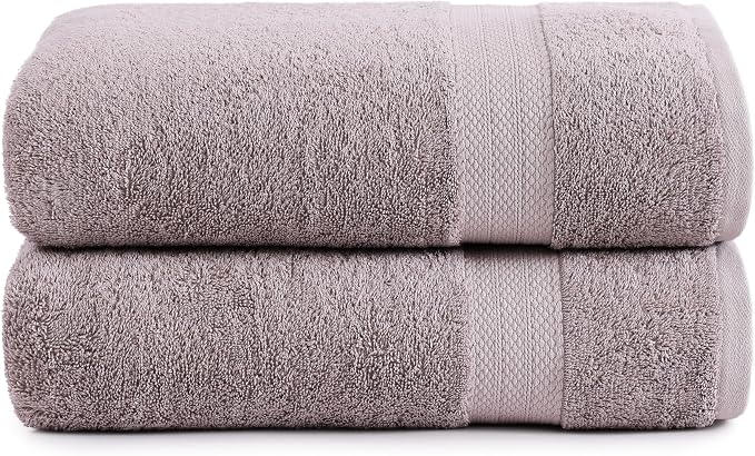 LANE LINEN Oversized Bath Towels Set of 2 by LaneLinen
