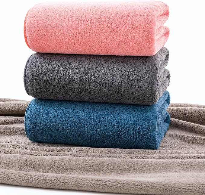 Lumimi 8-Piece Soft Microfiber Towel Set Incredibly Absorbent Lightweight Quick - Image 5