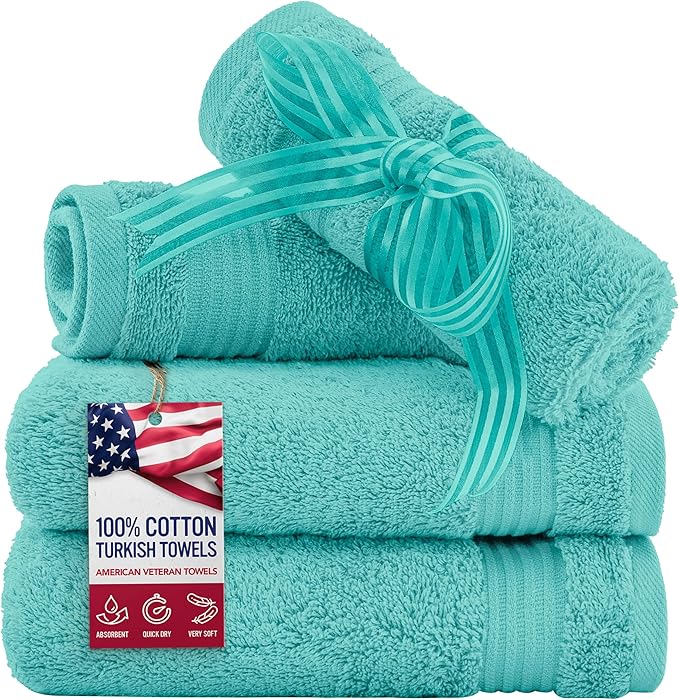 American Veteran Towel, 100% Cotton Turkish Washcloths by AmericanVeteranTowel