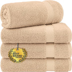 Cotton Paradise 4 Piece Turkish Bath Towels by UNITEDHOMETEXTILE