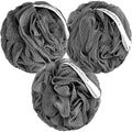 MainBasics Charcoal Infused Bath Shower Loofah Sponge Pouf Body Wash Scrubber by MainBasics