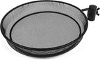 Deck Bird Feeder and Bath with Metal Mesh Tray and Water Bowl – Deck Railing - Image 9