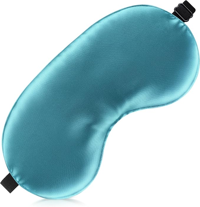 Sleep Mask Silk Eye Mask for Men Sleeping Mask, Adjustable Elastic Strap for by Unknown