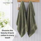 LANE LINEN 100% Ring Spun Cotton Luxury Bath Sheet 2 Pcs - Image 3
