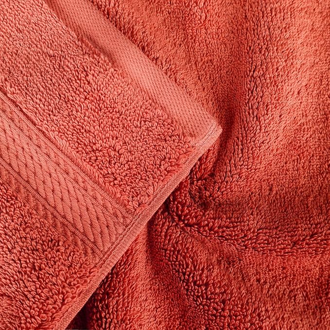 SUPERIOR Egyptian Cotton Pile 8 Piece Towel Set, Includes 2 Bath, 2 Hand - Image 4