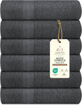 Medium Bath Towels Pack of 6 – 24x48 Inches – Soft, Quick Dry & Highly by ASTILTEXCottonTowels