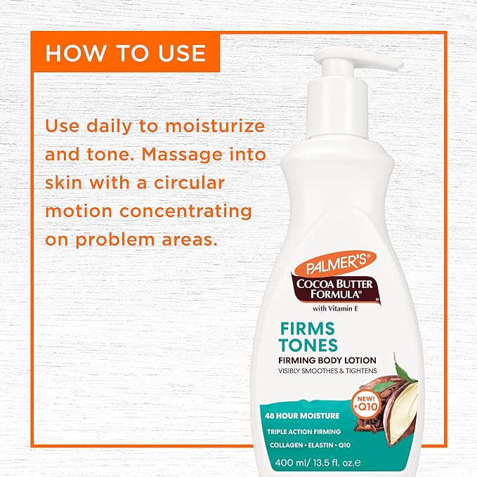 Palmer's Cocoa Butter Formula Skin Firming Body Lotion, Toning & Tightening - Image 8