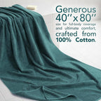 American Soft Linen 100% Cotton 600 GSM Turkish 40x80 Oversized Bath Towel Sheet - Image 2