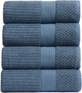 Springtree Home 100% Cotton Bath Towel Set of 4 | Super Soft & Absorbent by SpringtreeHome