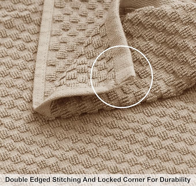 COTTON CRAFT Waffle Bath Towel - Image 4