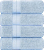 Modern Threads 4-Pack SpunLoft Bath Sheet White 35x68 - Image 2
