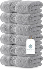 White Classic Luxury Dolphin Gray Hand Towels by WhiteClassic