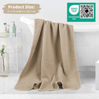 Microfiber Waffle Bath Towels, 4 Pieces, Fast Drying, Lint Free 430 GSM - Image 5