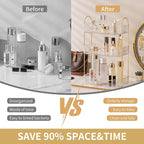 Akinbas 3 Tier Bathroom Organizer Countertop Makeup Perfume Tray Skincare - Image 4