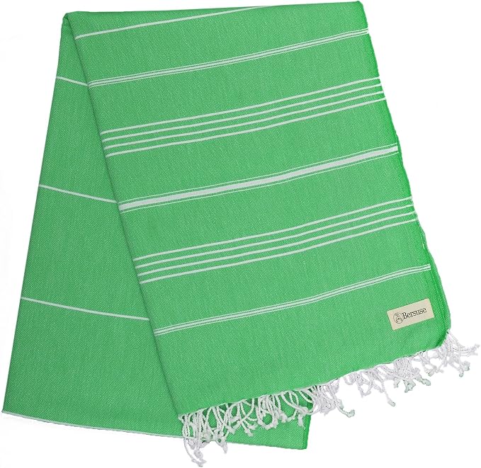 Bersuse Towels Anatolia XL Beach Blanket Throw Blanket Turkish Towel 100% - Image 7