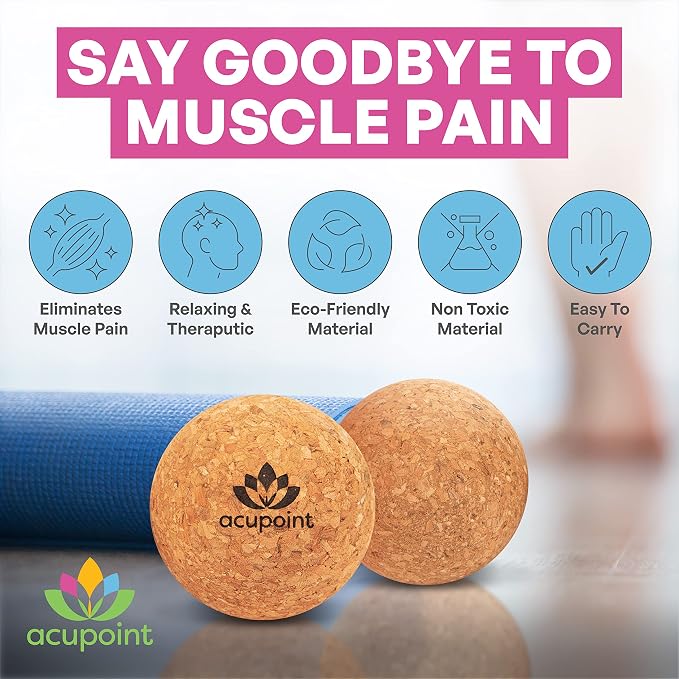 Acupoint Physical Massage Therapy Lacrosse Ball Set Ideal - Image 5