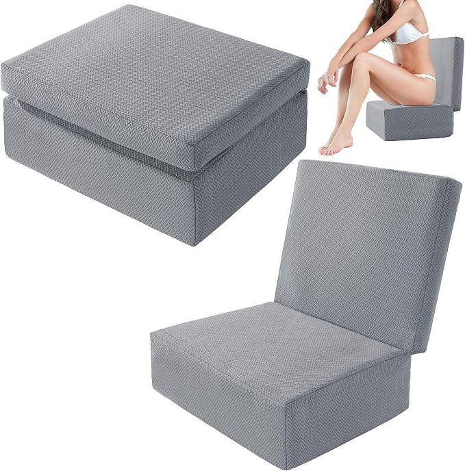 MABOZOO Foldable Hot Tub Booster Seat, Adjuatable 2 Heights Extra Thick Hot Tub by MABOZOO