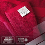Infinitee Xclusives Luxury 100% Cotton Towel Set – 8 Piece Bathroom Towel Set – - Image 5