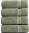 Springtree Home Luxury Viscose from Bamboo Bath Towel Set of 4 | 35% Viscose by SpringtreeHome
