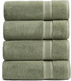 Springtree Home Luxury Viscose from Bamboo Bath Towel Set of 4 | 35% Viscose by SpringtreeHome