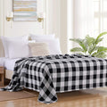 Fine Cotton Blend Blanket Luxurious Weave Stylish Design Soft and Comfortable by SweetHomeCollection