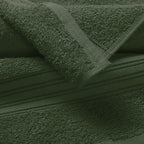 BOUTIQUO 100% Cotton 2 Pack Bath Towel Set 28x55, Eco-Friendly Large Bath Towels - Image 2