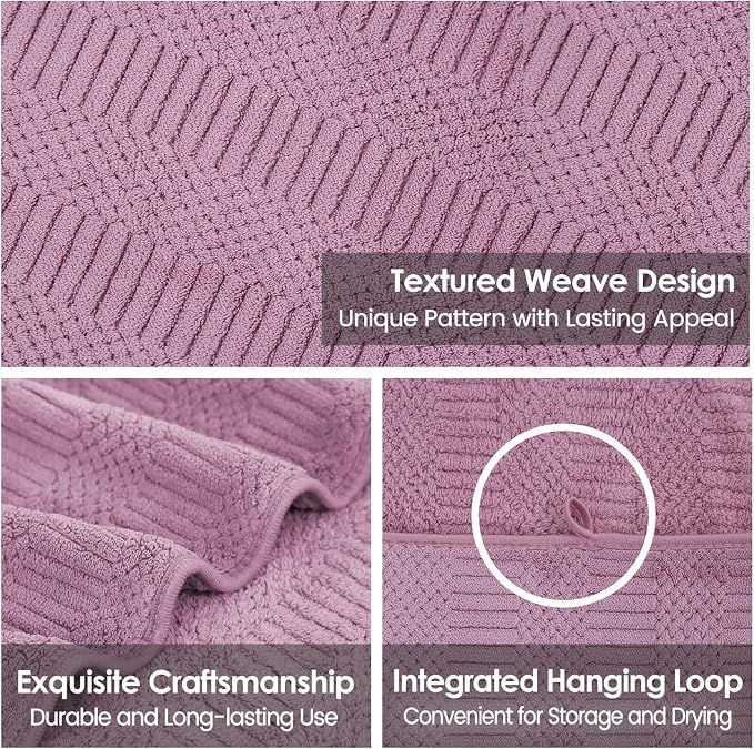 JML Microfiber Bath Towels, Large Bathroom Towel 2 Pack, Super Absorbent and - Image 2