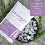 Village Naturals Therapy Calm Magnesium Bath Flakes, Lavender Vanilla Scent - Image 7
