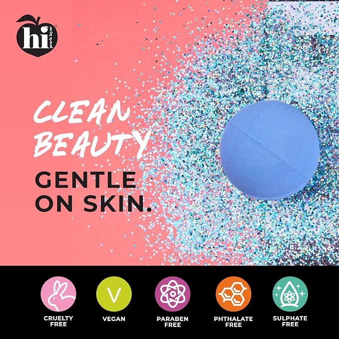 Hi Peach Layne Ocean Air Bath Bombs 12-Pack – Vegan, Clean Beauty Spa Gifts - Image 8