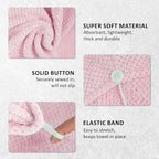 EXPRESSIONS Microfiber Hair Towel in Pink - Image 4