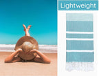 Premium Turkish Beach Towel – Lightweight, Quick Dry Beach Towel, 100% Cotton – - Image 4