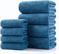 Lumimi Towel Set of 8 Very Soft Microfiber 4 Bath and 4 Hand Towels Quick Dry by Lumimi