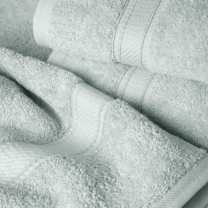 SUPERIOR Egyptian Cotton Pile 6 Piece Towel Set, Includes 2 Bath, 2 Hand - Image 3