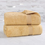 Superior Egyptian Cotton 2-Piece Bath Sheet Towel Set, Oversized Body Towels - Image 2