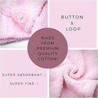 KEEPOZ Hair Towel Wrap Quick Dry 100% Cotton Super Absorbent Turban Head Wrap - Image 5