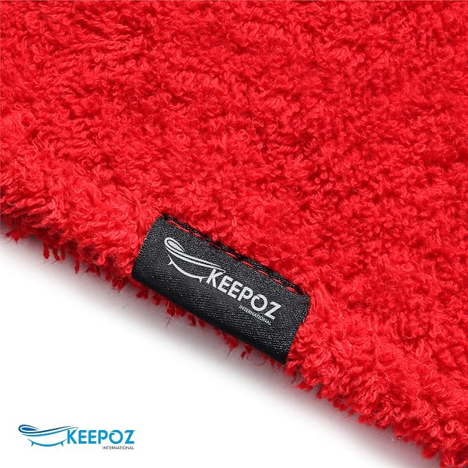 KEEPOZ Hair Towel Wrap Quick Dry 100% Cotton Super Absorbent Turban Head Wrap - Image 3
