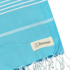 Bersuse Towels Anatolia XL Beach Blanket Throw Blanket Turkish Towel 100% - Image 4